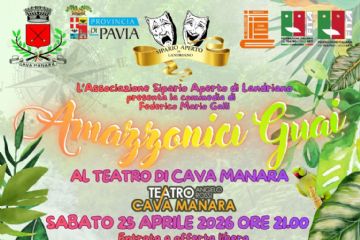 25 aprile 2026 - Teatro Angelo Rossi - Commedia "Amazzonici Guai"